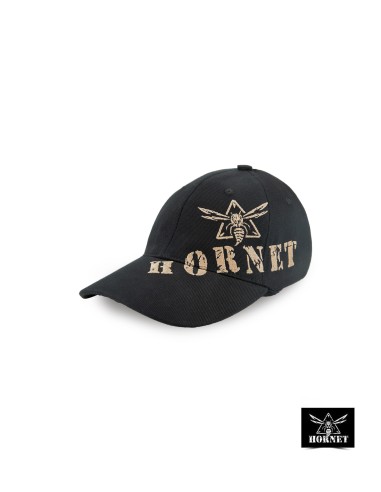 CAP Hornet- black with gold embroidery