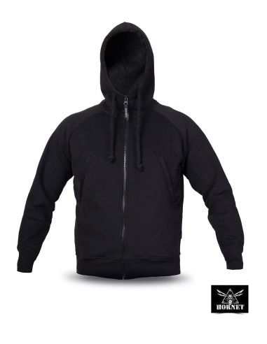 URBAN SWEATER with a hood - COLOR BLACK